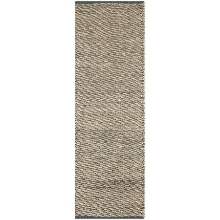 Safavieh 3 x 5 ft. Small Rectangle Casual Blue and Natural Fiber Rug NF454A-3